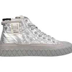 Bottines*Palladium Palla Ace Re Quilt Silver